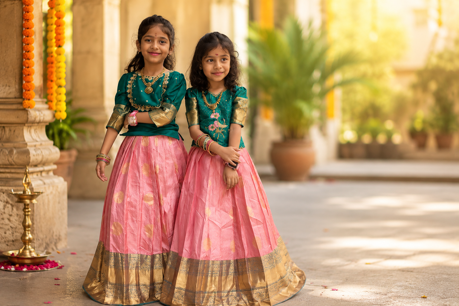 Girls Traditional Outfit Designs 2026 - Ethnic Wear, Pavadai Sets & Lehenga Choli